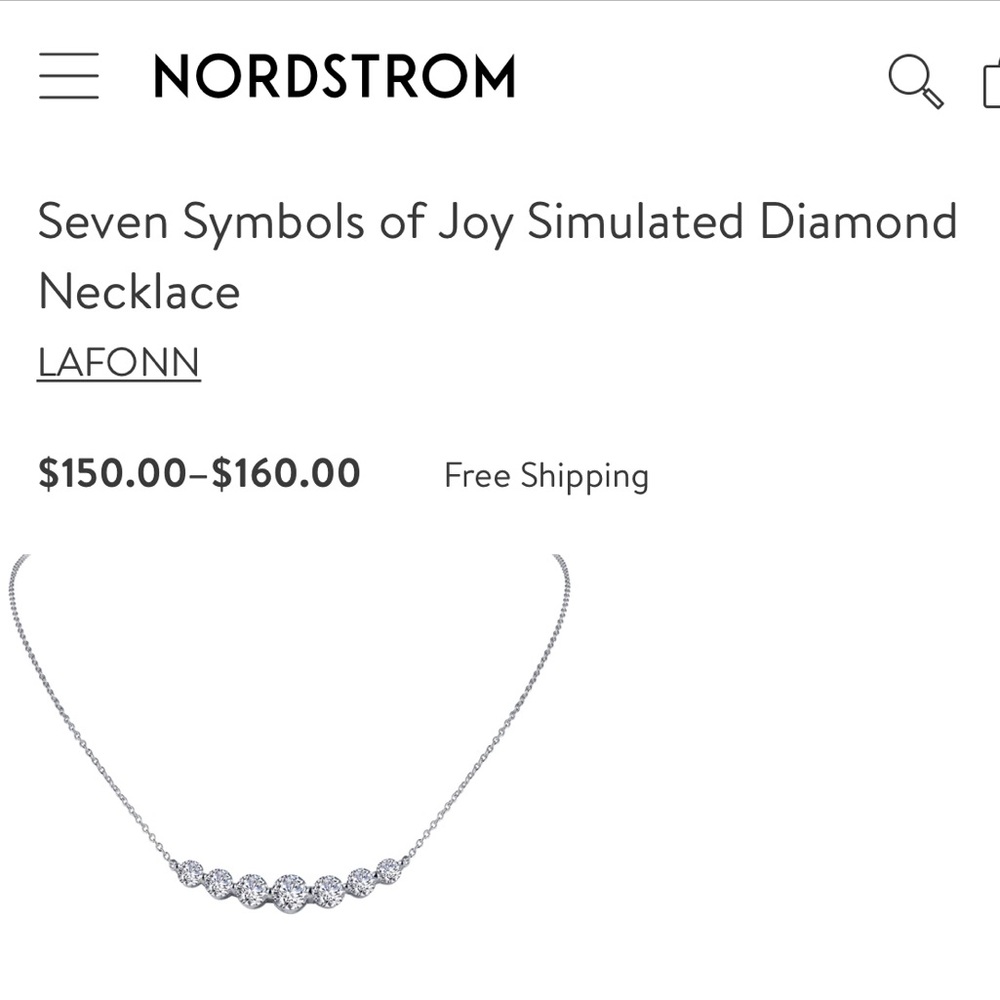 🌸BRAND NEW🌸 Silver Laffon Necklace